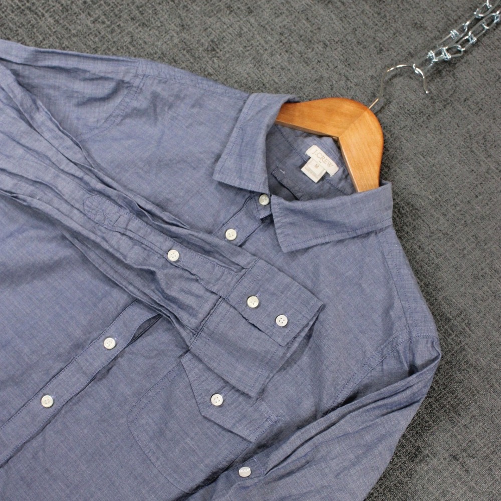 J.Crew Men's Cotton Long Sleeve Roll Tab Shirt